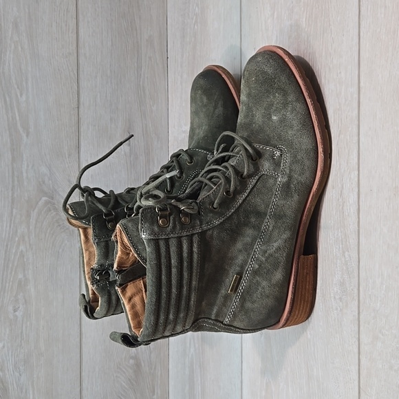 Sofft Women Baxter Aqua Ankle Leather Mooto Boots shoes sz 9.5M - Picture 3 of 14